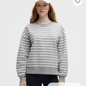 Lululemon Perfectly Oversized Fleece Crewneck Pullover sweatshirt size S